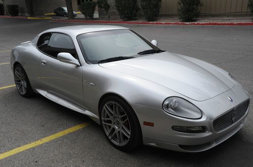 2005 maserati gransport coupe 2-door 4.2l silver + red - fast + clean carfax