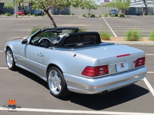 2002 mercedes-benz sl-class 2dr roadster 5.0l silver arrow