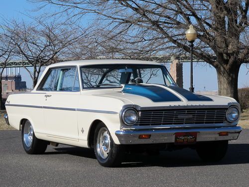 1965 chevrolet nova 2-dr 327 v8 auto muscle car show nice buy it now