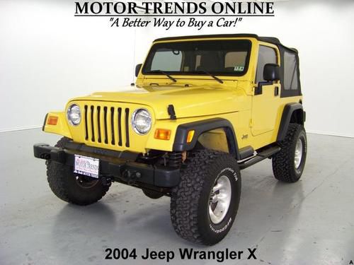 4x4 x softtop convertible auto cd audio 2004 jeep wrangler 59k motor trends