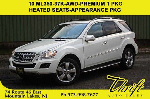 10 ml350-37k-awd-premium 1 pkg-heated seats-appearance pkg