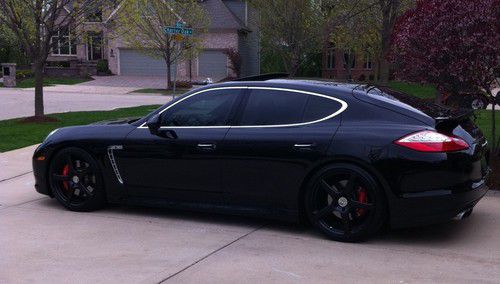 2010 porsche panamera turbo black on black  $155k msrp 600hp with modifications