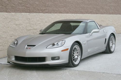 Z06 z 06 machine silver/ ebony hre wheels! navigation heated seats hud bose k&amp;n