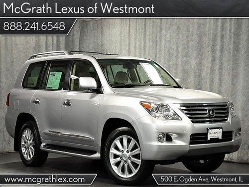 08 lx570 4wd navigation rear dvd one owner lexus certified