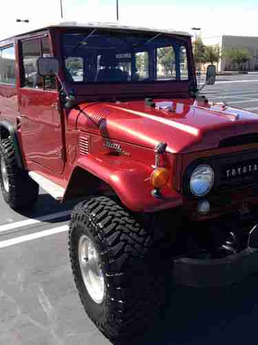 1971 Toyota FJ40 Landcruiser SMOG-EXEMPT CA TRUCK, NEW SBC350, UPGRADES, image 2