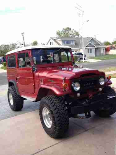 1971 Toyota FJ40 Landcruiser SMOG-EXEMPT CA TRUCK, NEW SBC350, UPGRADES, image 5