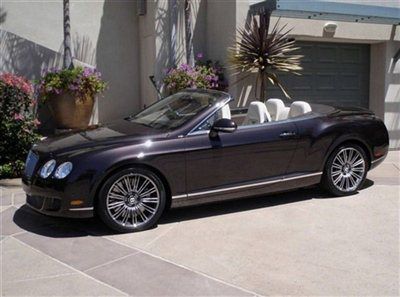 2010 bentley gtc speed loaded lo mile excellent inside &amp; out price reduced $10k