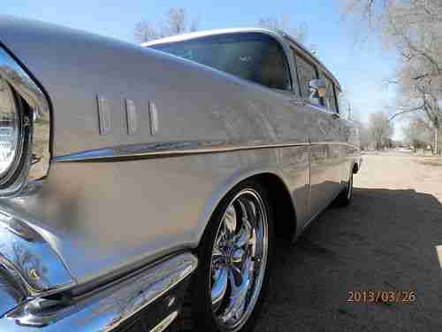57 Chevy Handyman Wagon Nice Ride, image 19