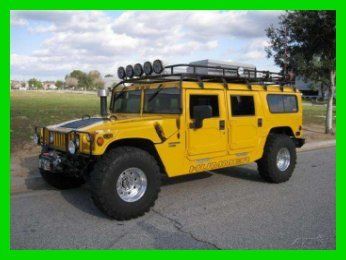 1999 hummer h1 4-door wagon turbo diesel 6.5l v8 4wd suv cd ipod tow