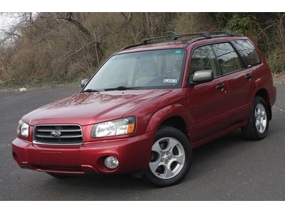2003 subaru forrester xs limited leather panoramic roof heated seatsno reserve!!