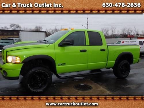 2003 dodge ram 2500 slt 4x4 quad cab, custom paint, hemi, super sharp in &amp; out