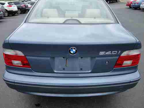 2003 BMW 540i WITH NAVIGATION MOONROOF HEATED LEATHER 1-OWNER 76K MILES VIDEO!, US $14,000.00, image 4