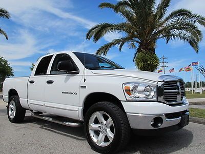 2007 dodge ram 1500 quad cab 4x4 slt 20" wheels 5.7l hemi clean low reserve no