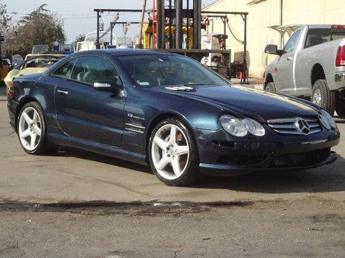 2007 mercedes-benz sl55 amg damaged salvage loaded supercharged only 20k miles!!