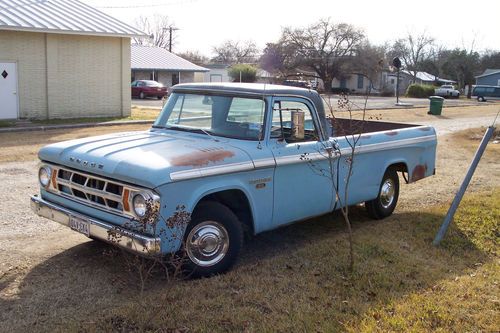 1968 dodge d100 custom cab truck