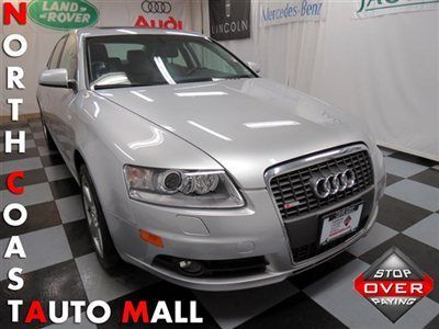 2008(08)a6 3.2l quattro awd silver/black lthr heat sun cd chgr save huge!!!