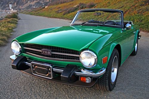 1976 triumph tr6 roadster -  one original owner, 49,000 original miles from new