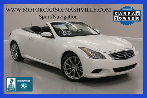 5-days *no reserve* '09 g37 sport hard top 6-speed nav bose 19" warranty 1-owner