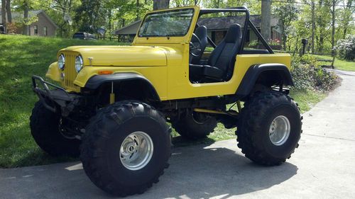 1989 jeep wrangler 1969 cj rock crawler 350 chevy crate motor 44" super swampers