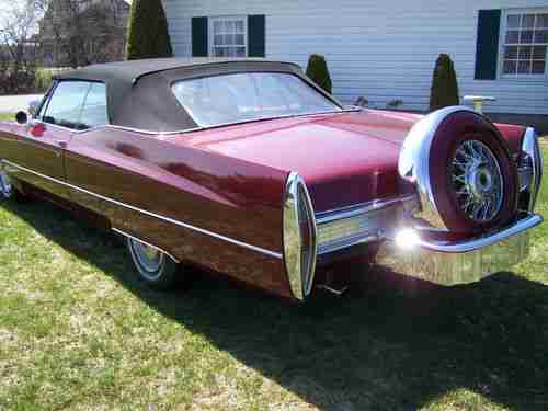 1967 CADILLAC CONV. RED AND BLACK TOP, US $9,000.00, image 2
