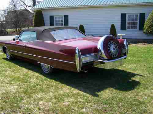 1967 CADILLAC CONV. RED AND BLACK TOP, US $9,000.00, image 13