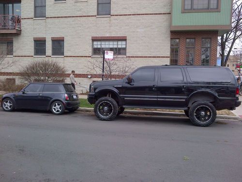 2005 mint black ford excursion limited 4 x 4 diesel