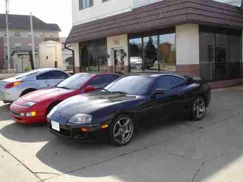 1993 STOCK Supra Twin Turbo MKIV. Targa Top - black w/ tan interior - 71k miles, US $30,000.00, image 2