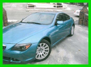 2004 bmw 645ci 4.4l v8 32v coupe premium sunroof leather cd