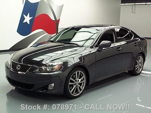 2008 lexus is250 sunroof leather paddle shift 52k miles texas direct auto