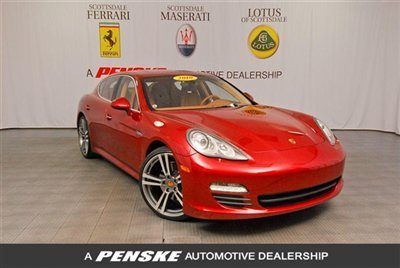 2010 porsche panamera s-22 inch turbo wheels-park assist-ventilated seats-2011