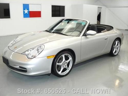 2003 porsche 911 carrera tiptronic cabriolet dvd 22k mi texas direct auto