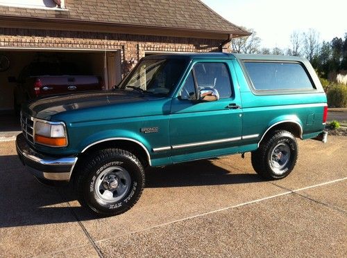 1996 ford brongo xlt 4wd 5.8l 113k original miles