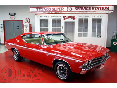 1969 chevrolet chevelle ss v8 red