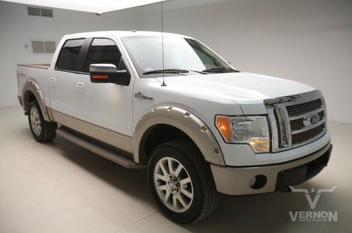 2010 king ranch crew 4x4 navigation sunroof leather heated we finance 44k miles
