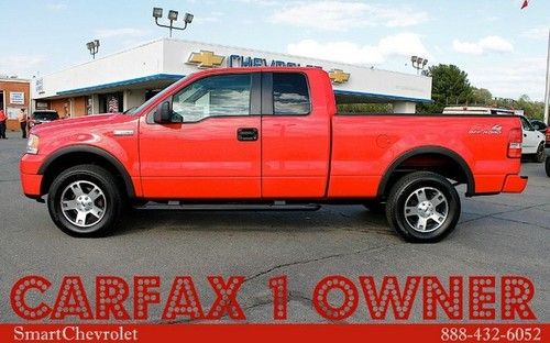2006 ford f-150 xlt supercab 4wd carfax 1 owner fx4 off road factory fog lights