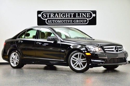 2012 mercedes benz c250 navigation black low miles