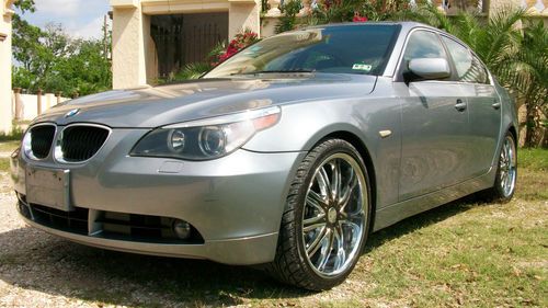 2005 bmw 530i base sedan 4-door 3.0l xenon leather sunroof clean!!!