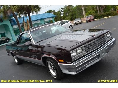 Classic original 1986 el camino true ss 302ci 5l v8 automatic low miles!