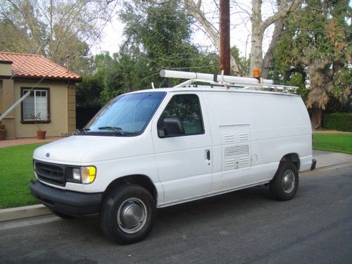 1997 ford econoline van with generator / compressor /mobile mechanic/ toy hauler