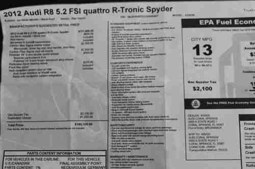 2012 Audi R8, US $132,999.00, image 14