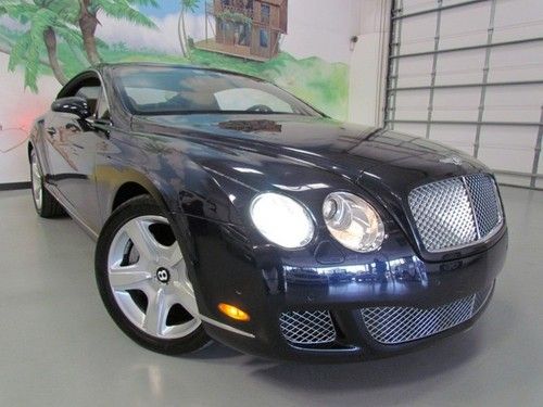 2008 bentley gt coupe,blue/tan,49k only,fresh trade in,2 keys + books, like new.