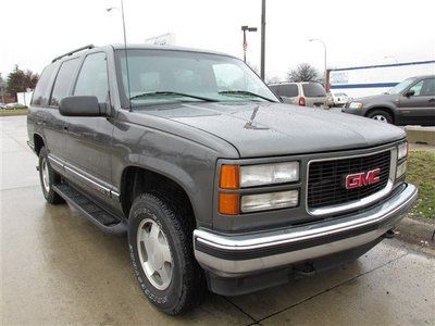 1999 gmc grey suv sle clean title 4x4 power charcoal