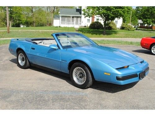 Rare 104 produced v8 firebird factory asc convertible 20k miles