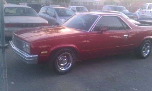 1984 chevy el camino  72,000 original documented miles