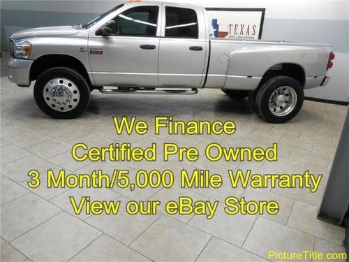 09 gps navi dually 4x4 22.5 alcoa wheels cummins diesel certified warranty