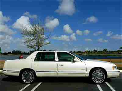 99 Cadillac DeVille 2 Owners No Accident Pearl White, US $4,975.00, image 10