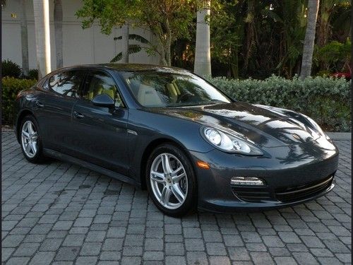 11 panamera v6 pdk pcm navigation bi-xenons heated seats moonroof mahogany pkg