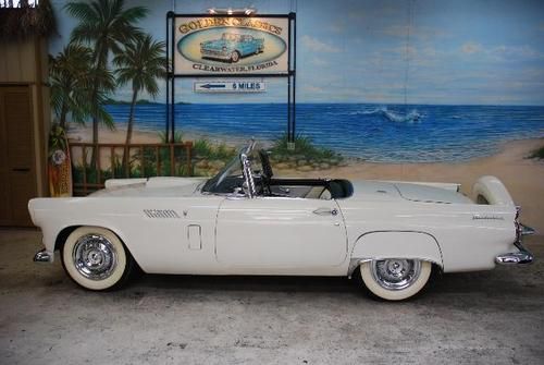 56 ford thunderbird 2 tops ac * ps &amp; power seat