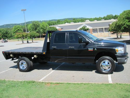 2008 dodge ram 6.7 cummins flat bed nice truck 67k 4x4 2 0wner