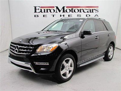 Used black ml550 v8 keyless go navigation export 13 amg best deal blind spot 550